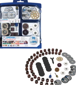 BOSCH Multimaskinstillbehör<TILLBEHÖRSSET 725 SPEEDCLIC 70DELAR