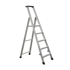 ZARGES Stegar<TRAPPSTEGE Z300 5-STEG PLATTFORMSHÖJD: 1,05M