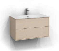 SVEDBERGS TVÄTTSTÄLLSSKÅP EPOS PLAN VIT ASK 2LÅD 80X45,3X45CM Sale