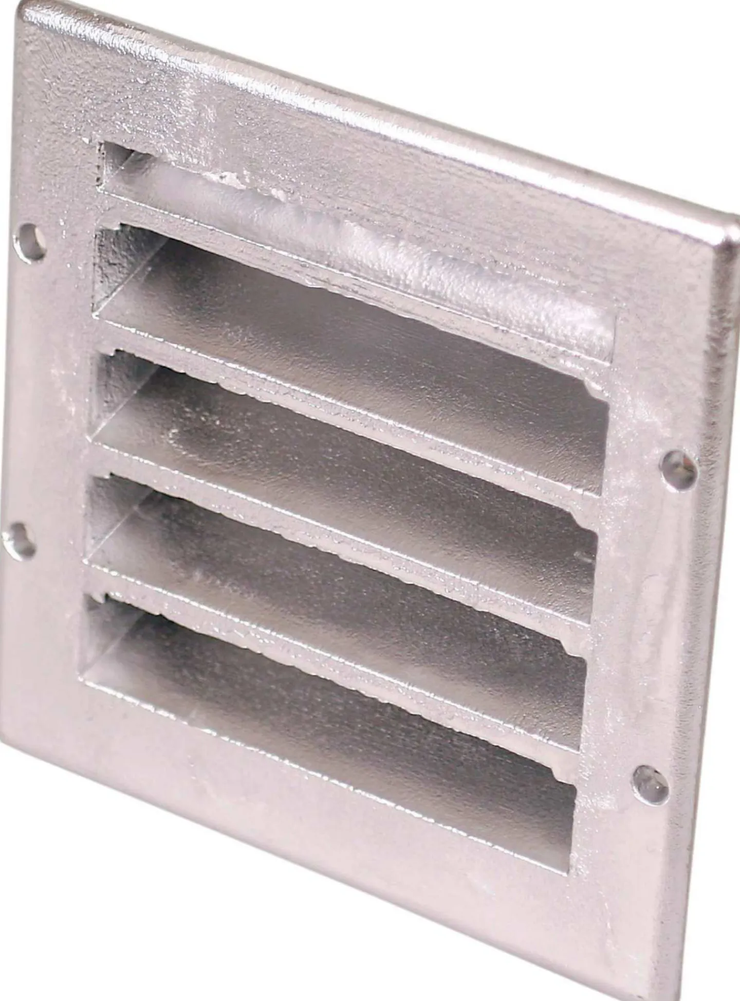 FRESH VENTILGALLER 100X100MM GJUTEN ALUMINIUM New
