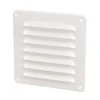 FRESH Ventiler Och Galler<VENTILGALLER 155X155MM VIT UTVÄNDIGT
