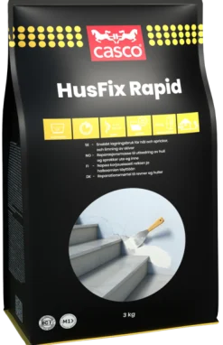 CASCO VÄGGSPACKEL HUSFIX RAPID 3KG