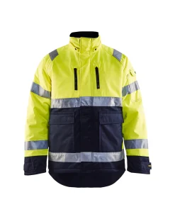 BLÅKLÄDER VINTERJACKA 4828 70% M GUL/MARINBLÅ Best