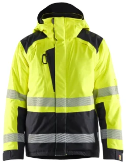 BLÅKLÄDER VINTERJACKA 4455 1987 VARSEL, GUL/SVART XXL