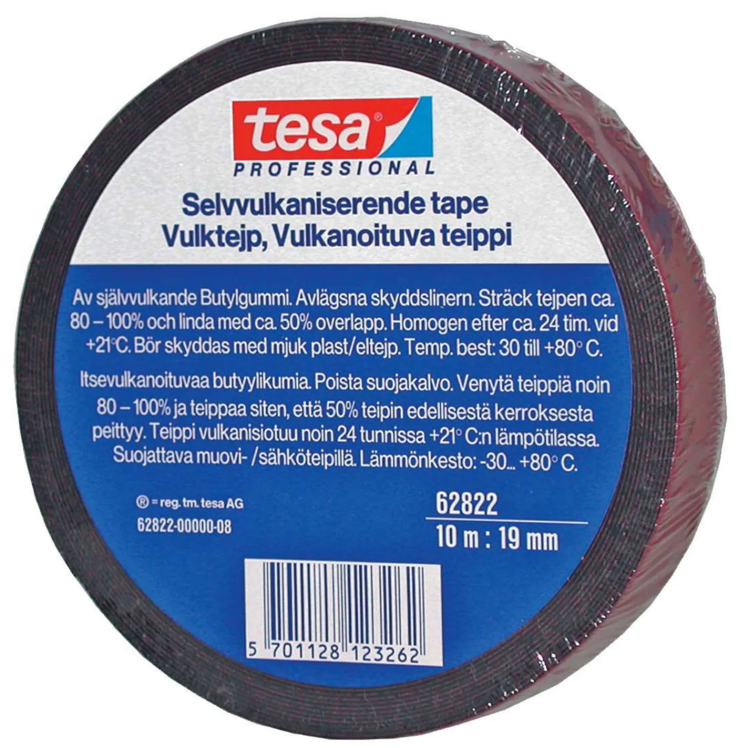 TESA VULKTEJP SVART 19MM 10M Online