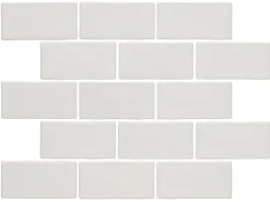 CELLO Mosaik<YORK 26,5X30,9 VIT BLANK PER A, MOSAIK YORK 26,5X30,9 VIT BLAN